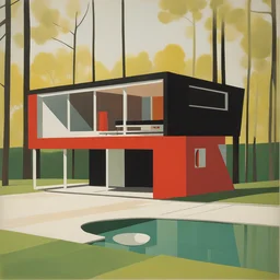 a house by Barbara Stauffacher Solomon