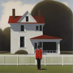 a house by Barkley L. Hendricks
