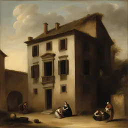 a house by Bartolomé Esteban Murillo