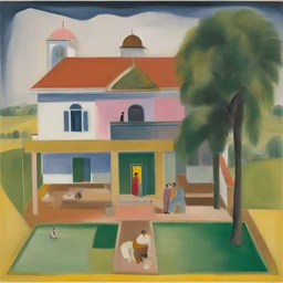 a house by Bhupen Khakhar