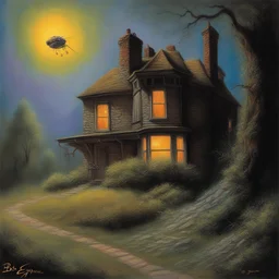 a house by Bob Eggleton