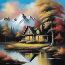a house by Bob Ross
