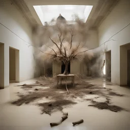 a house by Cai Guo-Qiang