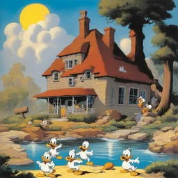 a house by Carl Barks