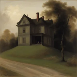 a house by Carl Gustav Carus