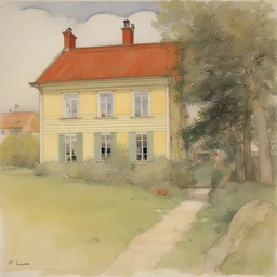 a house by Carl Larsson