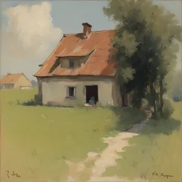 a house by Carl Rungius