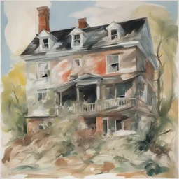 a house by Cecily Brown