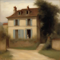 a house by Charles-Amable Lenoir