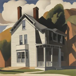 a house by Charles Sheeler
