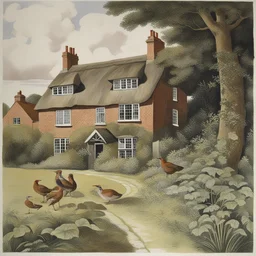 a house by Charles Tunnicliffe