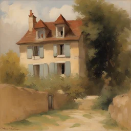 a house by Charles Victor Thirion