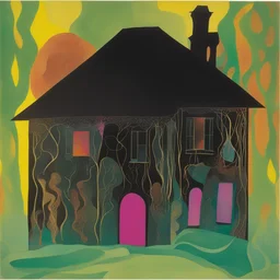 a house by Chris Ofili