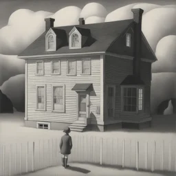 a house by Chris Van Allsburg