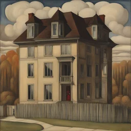 a house by Christian Schad