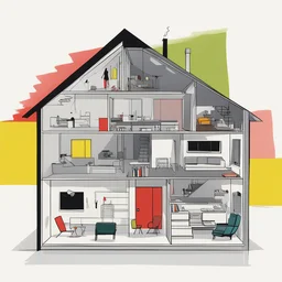 a house by Christoph Niemann