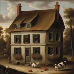 a house by Clara Peeters