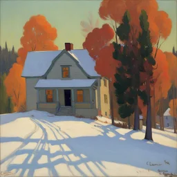 a house by Clarence Gagnon
