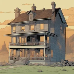 a house by Cliff Chiang