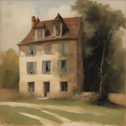 a house by Clovis Trouille