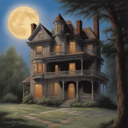 a house by Clyde Caldwell