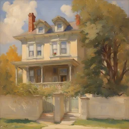 a house by Colin Campbell Cooper