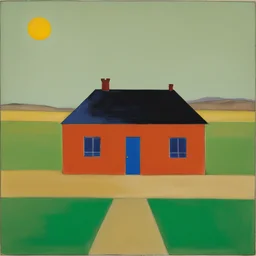 a house by Craigie Aitchison
