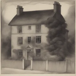 a house by Dante Gabriel Rossetti