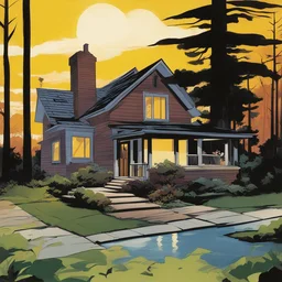 a house by Darwyn Cooke