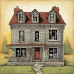a house by Dave Coverly