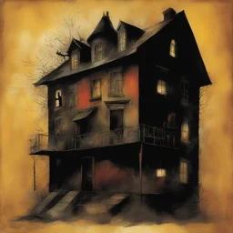 a house by Dave McKean