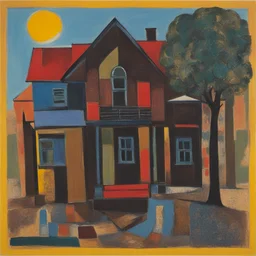 a house by David Driskell