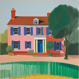 a house by David Hockney