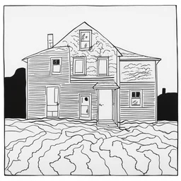 a house by David Shrigley