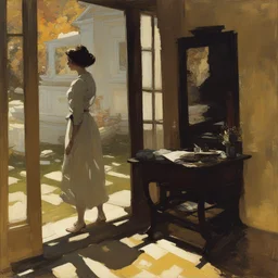 a house by Dean Cornwell