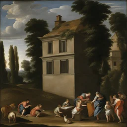 a house by Domenichino