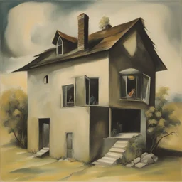 a house by Dorothea Tanning