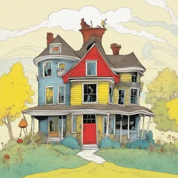 a house by Dr. Seuss