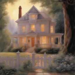a house by Drew Struzan