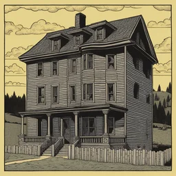 a house by Ed Piskor