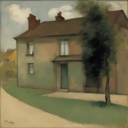 a house by Edgar Degas