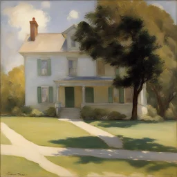 a house by Edmund Tarbell