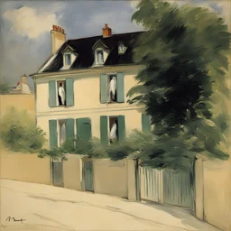 a house by Edouard Manet