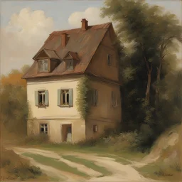 a house by Eduard Gaertner