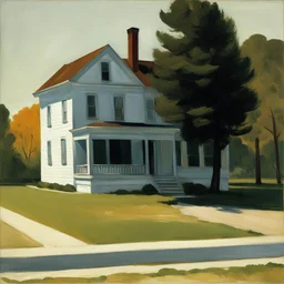 a house by Edward Hopper