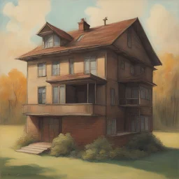 a house by Edward Okuń