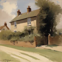 a house by Edward Seago