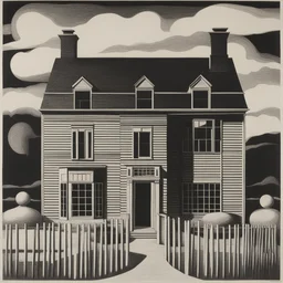a house by Edward Wadsworth