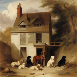 a house by Edwin Henry Landseer