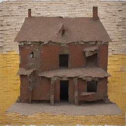 a house by El Anatsui